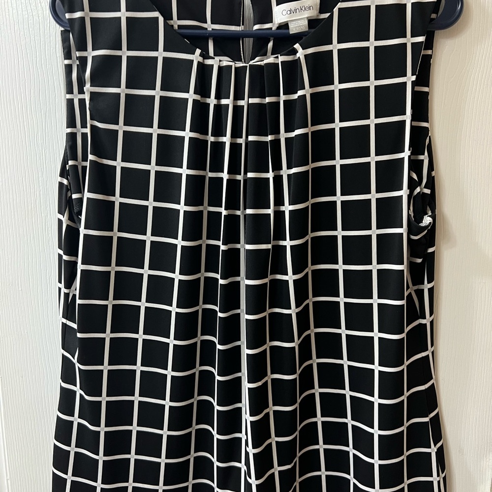 Calvin Klein Sleeveless Dress Shirt, women’s XL